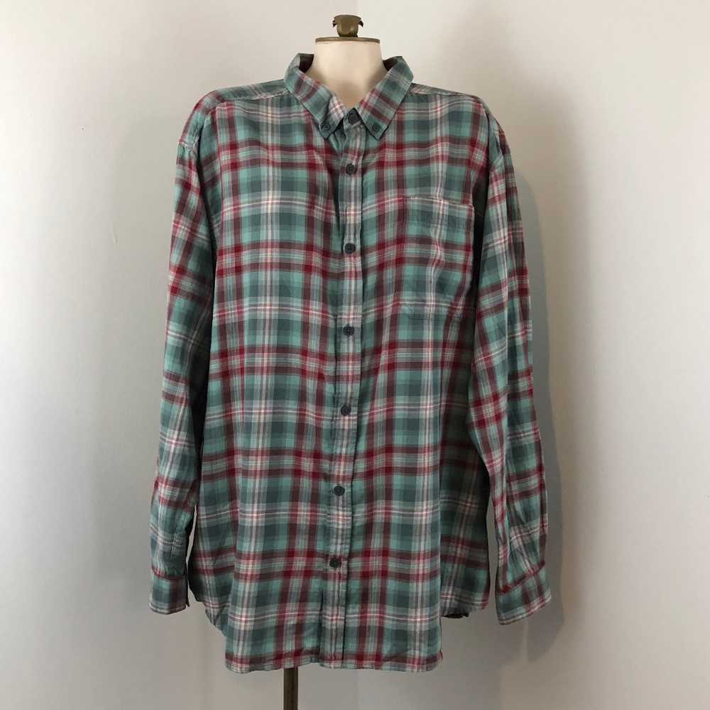 Columbia Plaid Long Sleeve Button Down Shirt